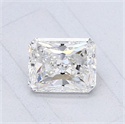 Natural Diamond 0.61 Carats, Radiant with  Cut, G Color, VVS1 Clarity and Certified by GIA