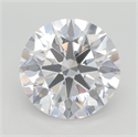 Lab Grown Diamond 5.64 Carats, Round with Excellent Cut, E Color, VVS1 Clarity and Certified by GIA