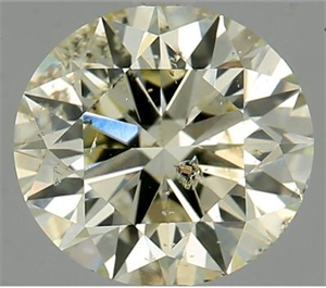 Picture of Natural Diamond 1.51 Carats, Round with Very Good Cut, M Color, SI2 Clarity and Certified by IGI