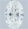 Diamante Natural 0.53 quilates, Ovalado , Color H, claridad VVS1 y certificado GIA