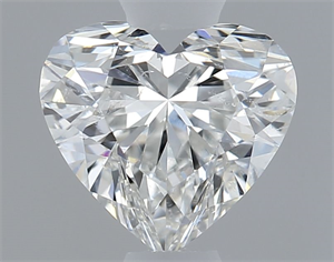 Picture of Natural Diamond 0.50 Carats, Heart with  Cut, H Color, SI2 Clarity and Certified by GIA