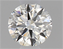 Natural Diamond 0.40 Carats, Round with Excellent Cut, J Color, VVS1 Clarity and Certified by GIA