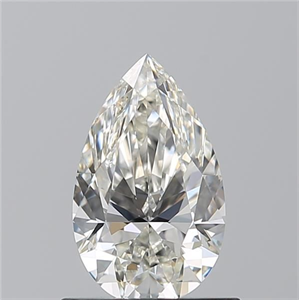 Picture of Natural Diamond 0.81 Carats, Pear with  Cut, I Color, VS1 Clarity and Certified by GIA