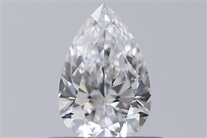 Picture of Natural Diamond 0.40 Carats, Pear with  Cut, E Color, SI2 Clarity and Certified by GIA