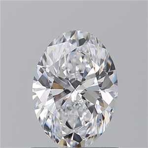 Picture of Natural Diamond 1.01 Carats, Oval with  Cut, D Color, VS1 Clarity and Certified by GIA