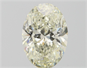 Natural Diamond 1.51 Carats, Oval with  Cut, J Color, SI1 Clarity and Certified by IGI