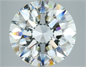 Natural Diamond 5.01 Carats, Round with Excellent Cut, I Color, VS2 Clarity and Certified by GIA