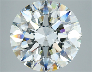 Picture of Natural Diamond 5.01 Carats, Round with Excellent Cut, I Color, VS2 Clarity and Certified by GIA