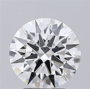 Picture of Lab Grown Diamond 3.01 Carats, Round with Ideal Cut, H Color, VS1 Clarity and Certified by IGI