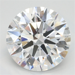 Foto Del inventario de diamantes de laboratorio, 3.60 quilates, Redondo , Color D, claridad VVS1 y certificado IGI de