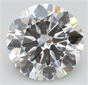 Lab Grown Diamond 5.01 Carats, Round with Excellent Cut, E Color, VVS1 Clarity and Certified by IGI