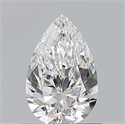 Diamante Natural 0.70 quilates, De pera , Color F, claridad VVS2 y certificado GIA