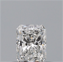 Natural Diamond 0.33 Carats, Radiant with  Cut, F Color, VVS1 Clarity and Certified by GIA