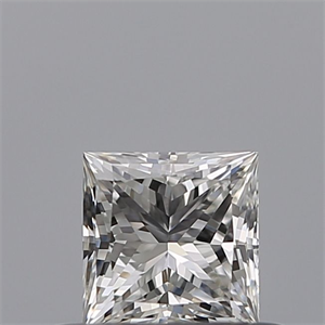 Picture of Natural Diamond 0.40 Carats, Princess with  Cut, F Color, VVS2 Clarity and Certified by GIA