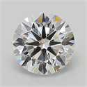 Lab Grown Diamond 1.05 Carats, Round with Ideal Cut, D Color, VS1 Clarity and Certified by IGI