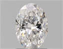 Natural Diamond 1.26 Carats, Oval with  Cut, G Color, SI2 Clarity and Certified by GIA