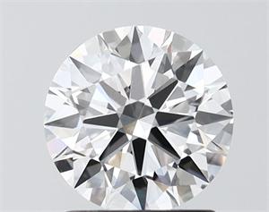 Picture of Lab Grown Diamond 1.50 Carats, Round with Ideal Cut, E Color, VVS2 Clarity and Certified by IGI