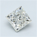 Diamante Natural 1.00 quilates, Princesa , Color J, claridad VS2 y certificado GIA