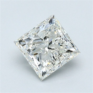 Foto Diamante Natural 1.00 quilates, Princesa , Color J, claridad VS2 y certificado GIA de