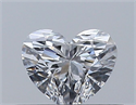Natural Diamond 0.32 Carats, Heart with  Cut, E Color, VVS1 Clarity and Certified by GIA