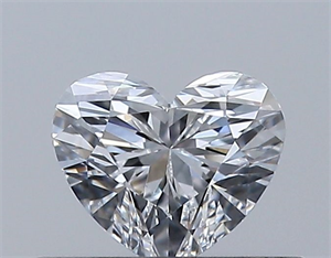 Picture of Natural Diamond 0.32 Carats, Heart with  Cut, E Color, VVS1 Clarity and Certified by GIA