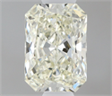 Natural Diamond 0.41 Carats, Radiant with  Cut, J Color, VS1 Clarity and Certified by IGI