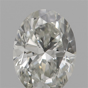 Picture of Natural Diamond 0.21 Carats, Oval with  Cut, G Color, VVS2 Clarity and Certified by IGI