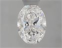 Diamante Natural 0.50 quilates, Ovalado , Color E, claridad SI1 y certificado GIA