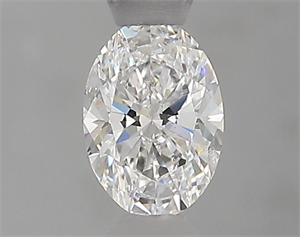 Foto Diamante Natural 0.50 quilates, Ovalado , Color E, claridad SI1 y certificado GIA de