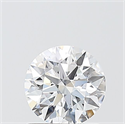 Lab Grown Diamond 1.02 Carats, Round with Ideal Cut, D Color, VS2 Clarity and Certified by IGI