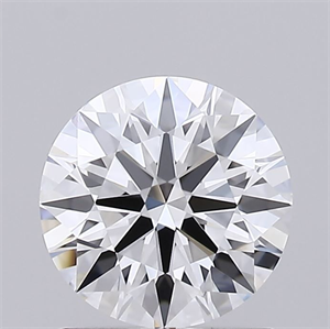 Picture of Lab Grown Diamond 1.01 Carats, Round with Ideal Cut, D Color, VVS1 Clarity and Certified by IGI