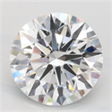 Lab Grown Diamond 3.01 Carats, Round with Excellent Cut, D Color, VVS1 Clarity and Certified by GIA