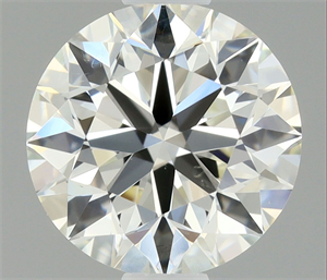 Picture of Natural Diamond 0.70 Carats, Round with Excellent Cut, I Color, VS2 Clarity and Certified by IGI