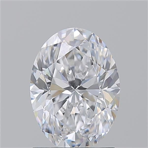 Picture of Natural Diamond 1.50 Carats, Oval with  Cut, D Color, VS2 Clarity and Certified by GIA