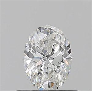Picture of Natural Diamond 0.50 Carats, Oval with  Cut, F Color, SI2 Clarity and Certified by GIA