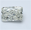 Diamante Natural 4.02 quilates, Radiante , Color J, claridad SI1 y certificado GIA