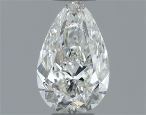 Picture of Natural Diamond 0.50 Carats, Pear with  Cut, I Color, VVS2 Clarity and Certified by GIA