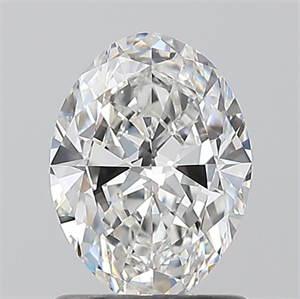 Foto Diamante Natural 1.01 quilates, Ovalado , Color F, claridad VS1 y certificado GIA de