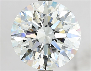Picture of Natural Diamond 3.04 Carats, Round with Excellent Cut, E Color, VVS1 Clarity and Certified by GIA