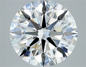 Picture of Natural Diamond 4.80 Carats, Round with Excellent Cut, F Color, VS2 Clarity and Certified by GIA