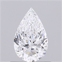 Diamante Natural 0.50 quilates, De pera , Color D, claridad SI2 y certificado GIA