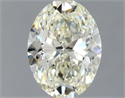 Natural Diamond 0.80 Carats, Oval with  Cut, K Color, VVS2 Clarity and Certified by GIA