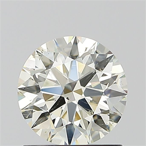 Picture of Natural Diamond 1.05 Carats, Round with Excellent Cut, L Color, SI2 Clarity and Certified by GIA