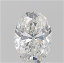 Natural Diamond 1.21 Carats, Oval with  Cut, G Color, SI1 Clarity and Certified by GIA
