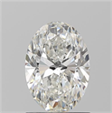 Natural Diamond 1.20 Carats, Oval with  Cut, G Color, VVS1 Clarity and Certified by GIA