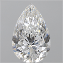 Natural Diamond 5.05 Carats, Pear with  Cut, D Color, SI1 Clarity and Certified by GIA
