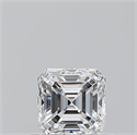 Diamante Natural 0.50 quilates, Asscher , Color E, claridad VVS1 y certificado GIA