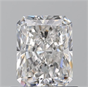 Natural Diamond 0.90 Carats, Radiant with  Cut, G Color, SI1 Clarity and Certified by GIA