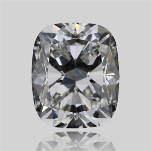 Foto Diamante Natural 1.60 quilates, Del cojín , Color G, claridad VVS2 y certificado GIA de