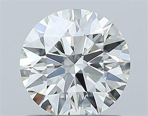 Picture of Natural Diamond 0.90 Carats, Round with Excellent Cut, I Color, VVS1 Clarity and Certified by GIA